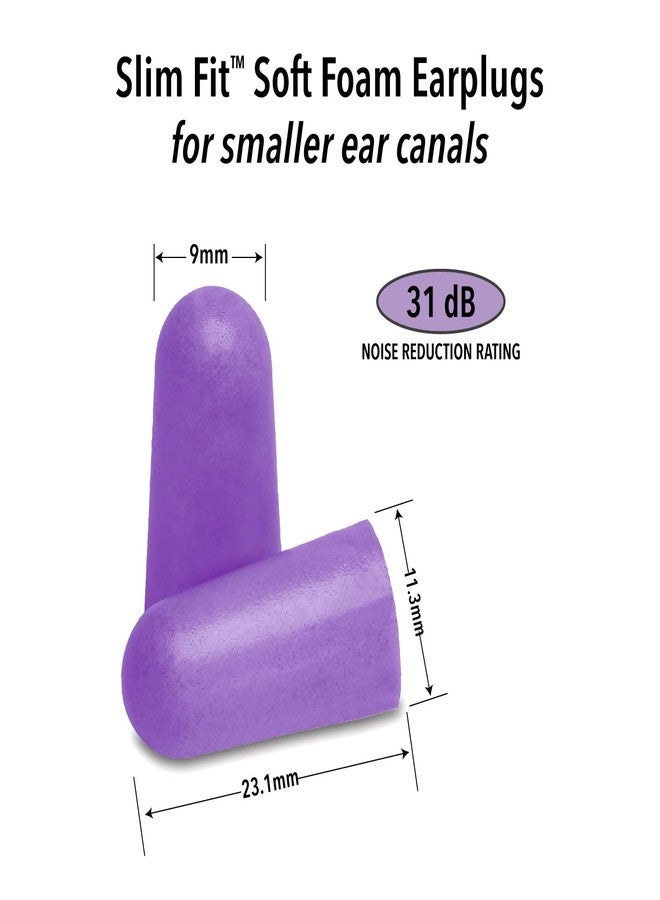 Mack's Slim Fit Soft Foam Earplugs, 3 Pair - Small Ear Plugs for Sleeping, Snoring, Traveling, Concerts, Shooting Sports & Power Tools | Made in USA - Image 2